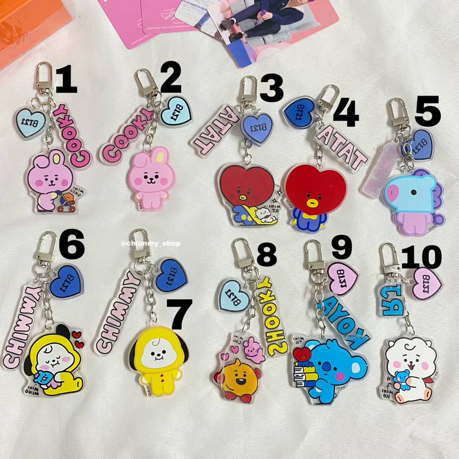 آویز کیف bt21