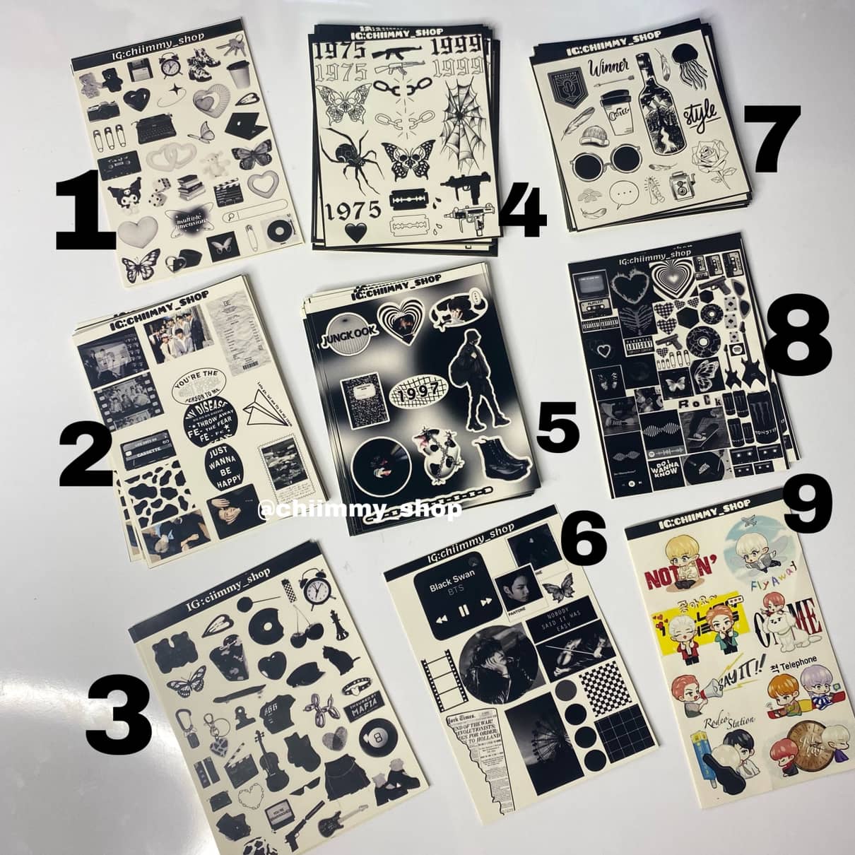 استیکر مشکی