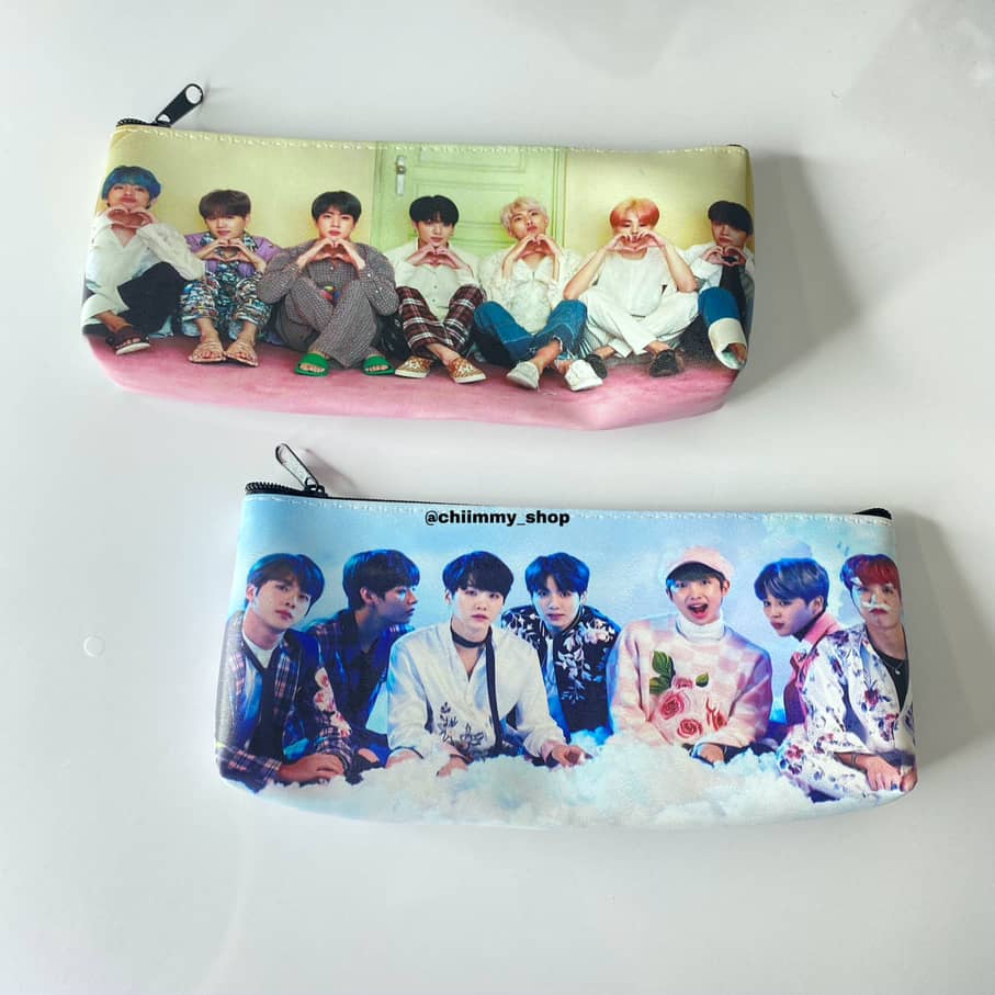 جامدادی چرم bts