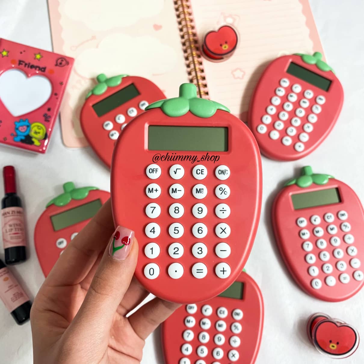 ماشین حساب توت فرنگی