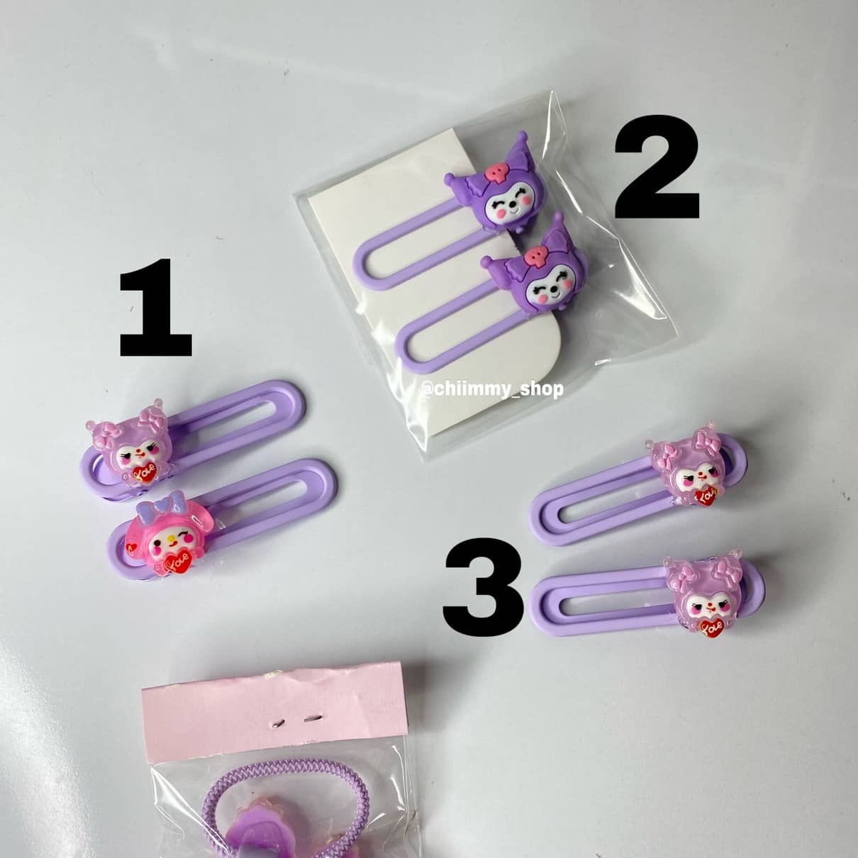 گیره مو کرومی