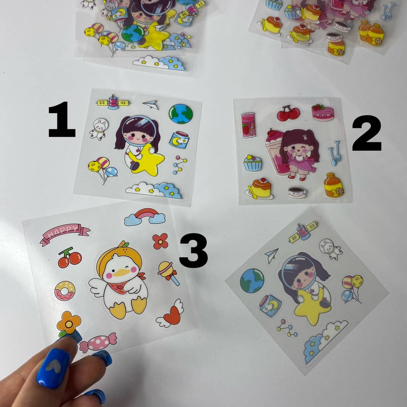 استیکر کوچولو دختر