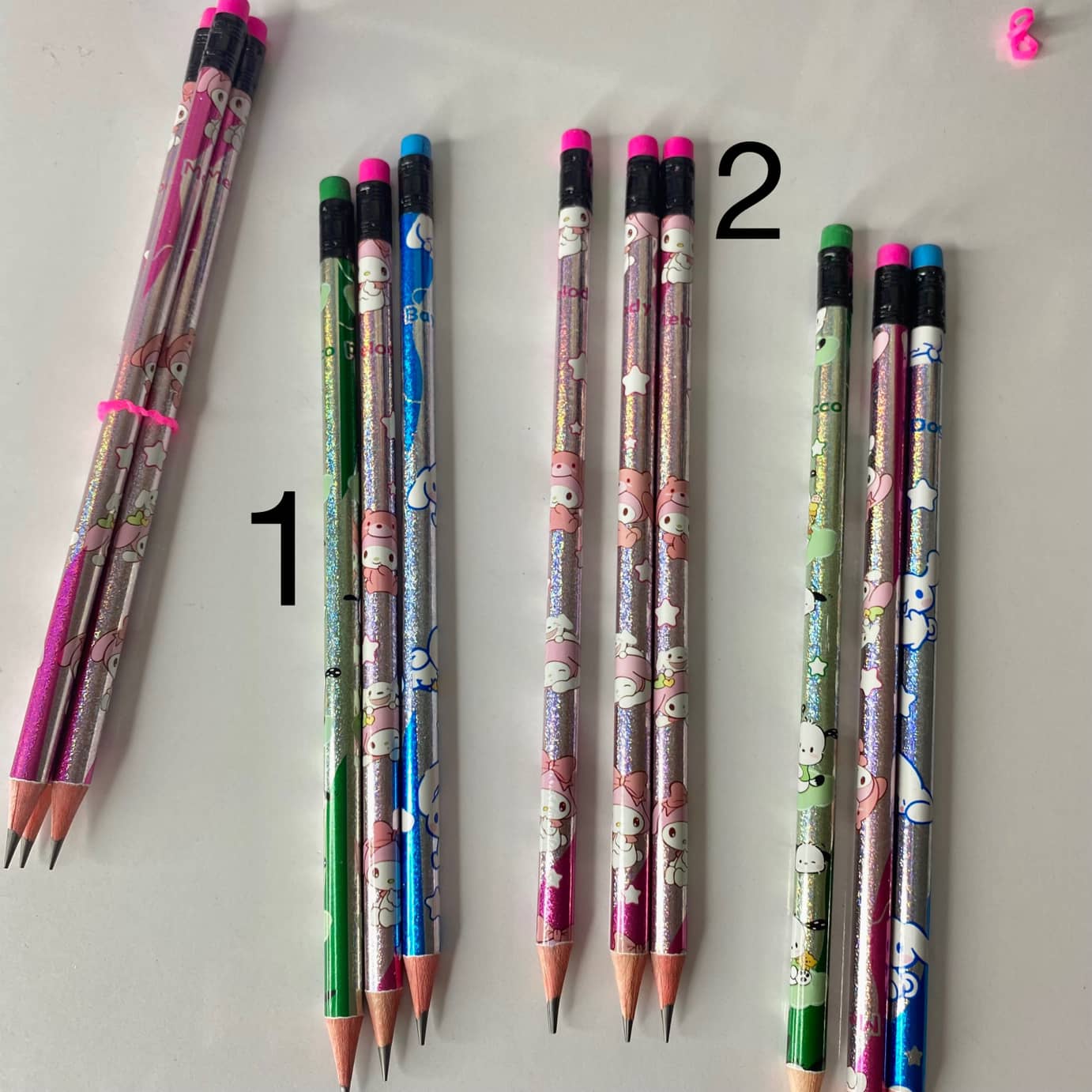 پک ۳تایی مداد سانریو