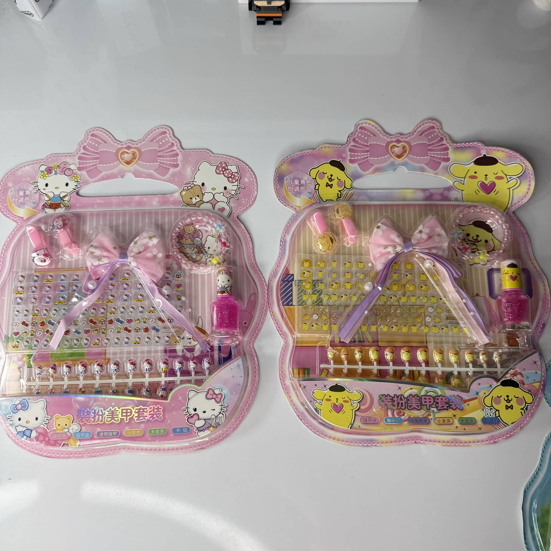 پک تزیین ناخن کیتی و پوم پوم پورین