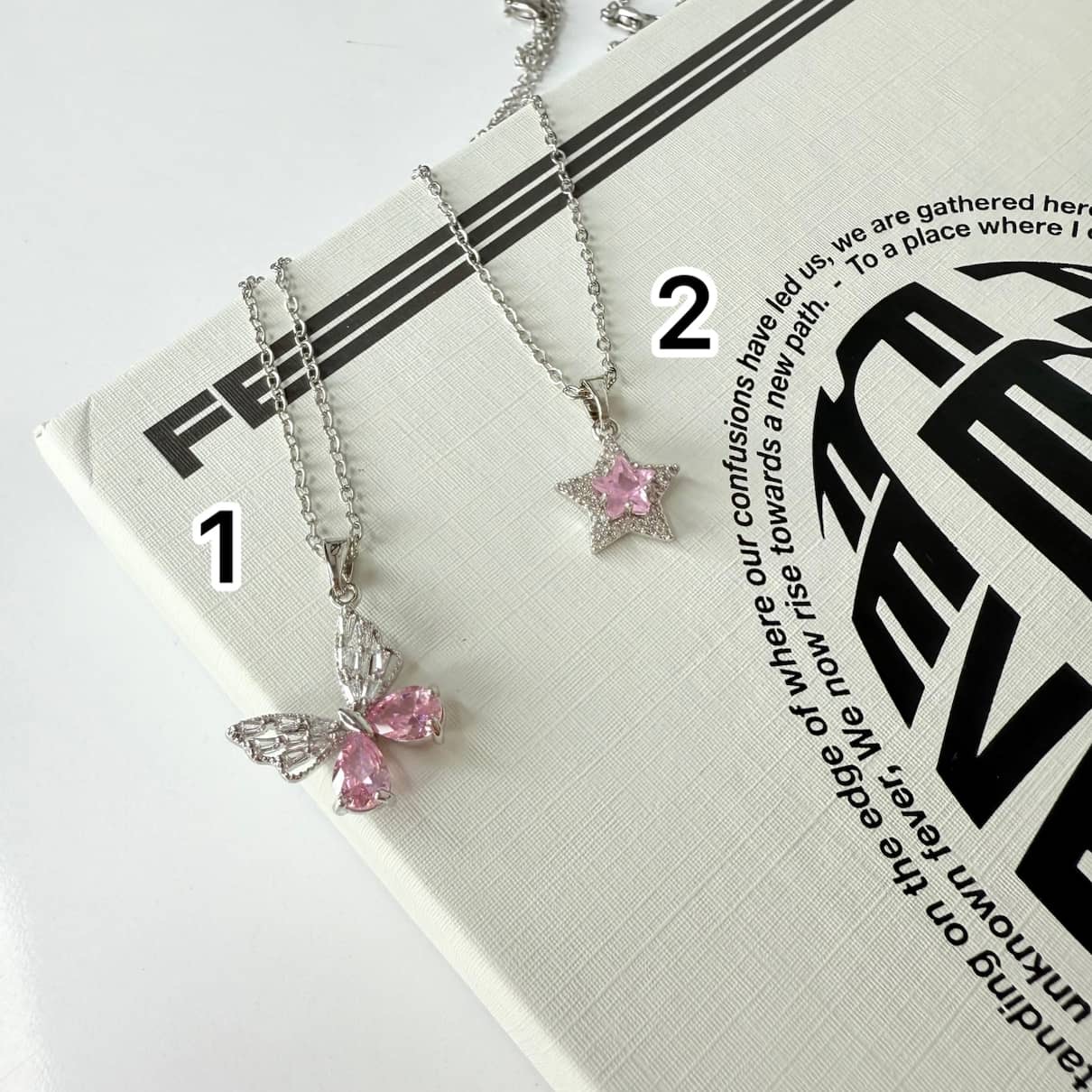 گردنبند ستاره و پروانه