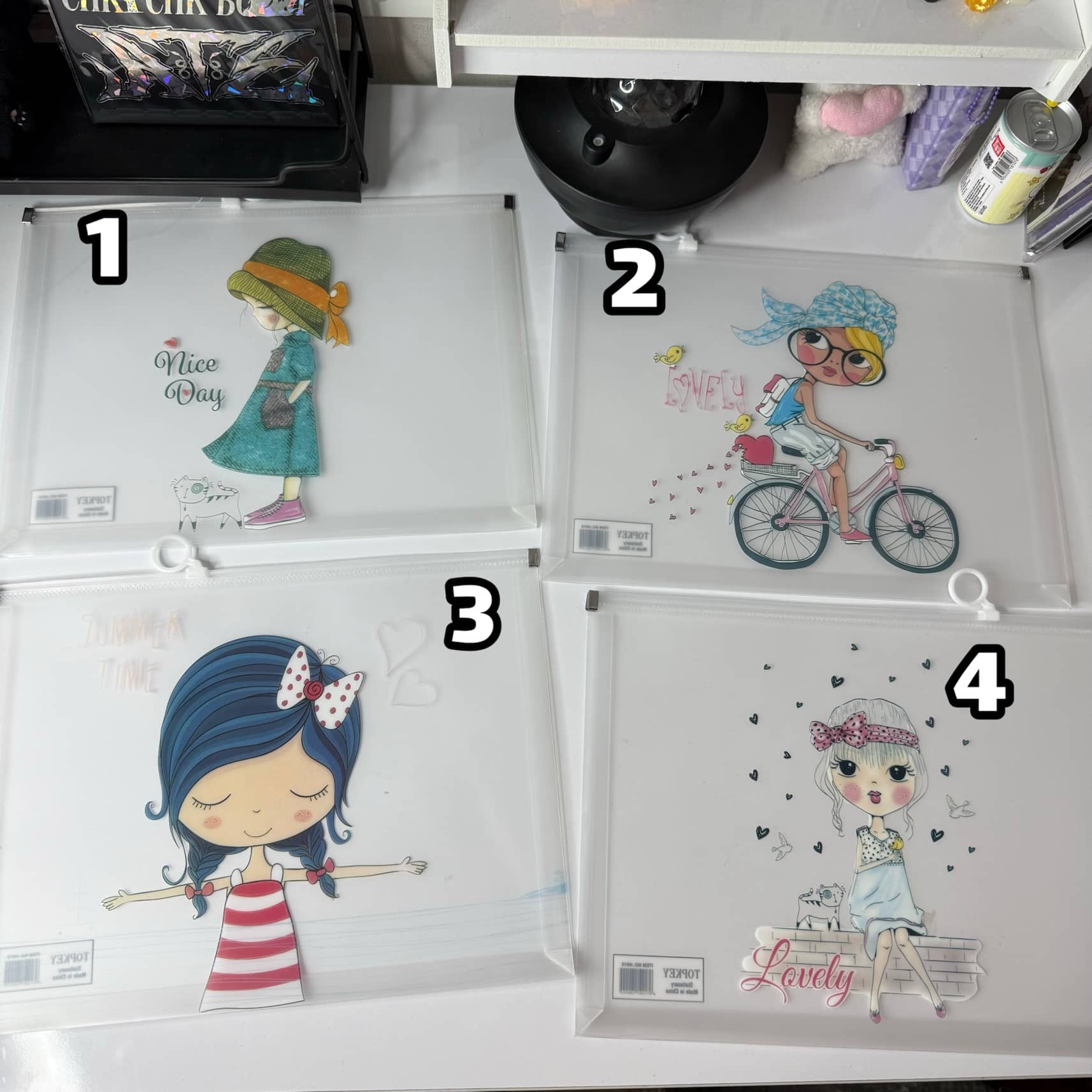 پوشه زیپی دختر