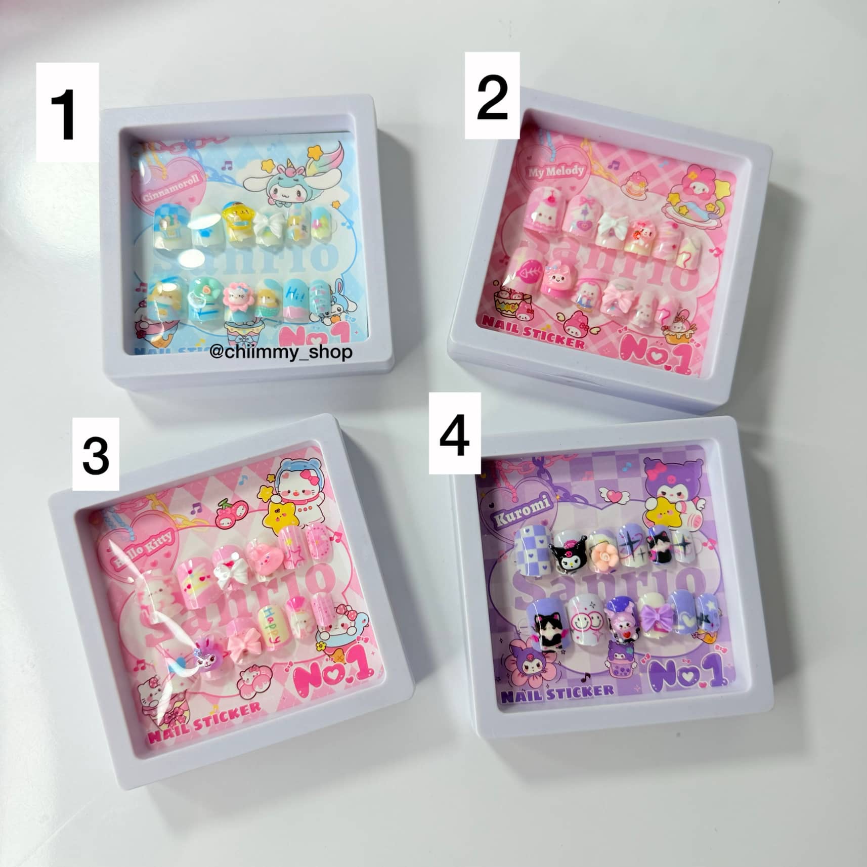 ناخن مصنوعی بچگانه سانریو